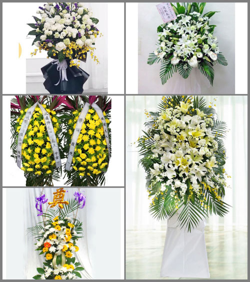 福建宁德古田县城西街道官江村白事花篮预定